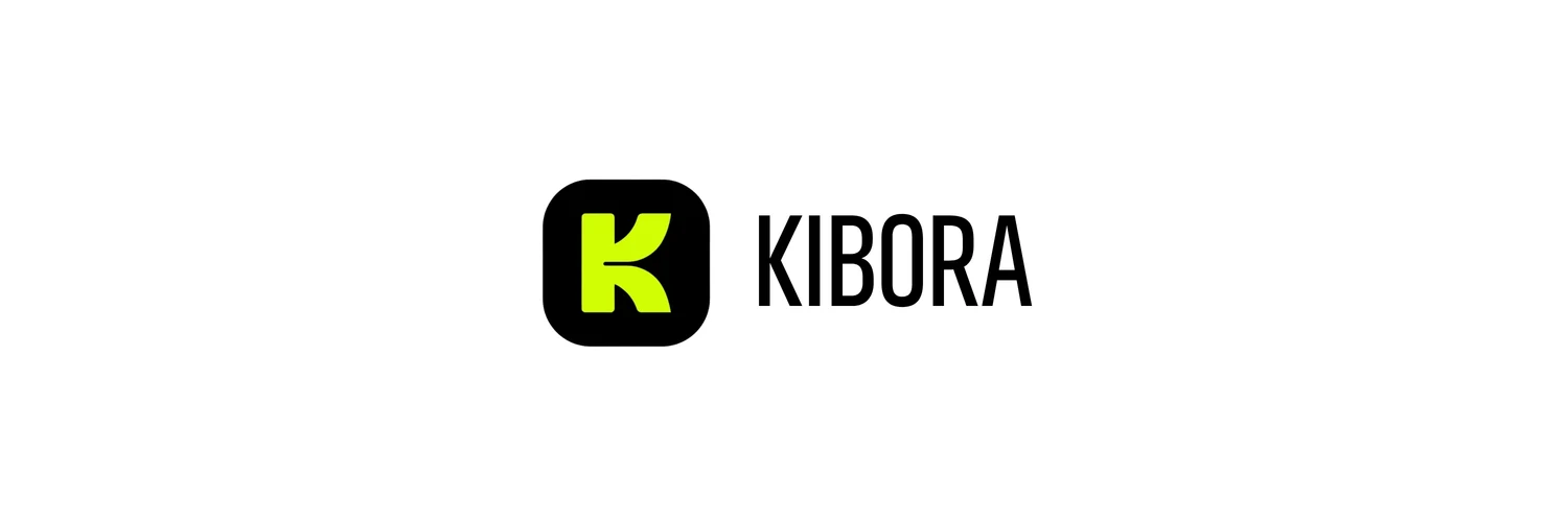 Kibora mark with the KIBORA wordmark
